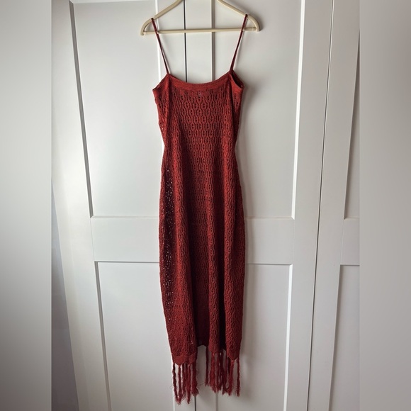Cider Crochet Dress with Slit - Picture 9 of 9